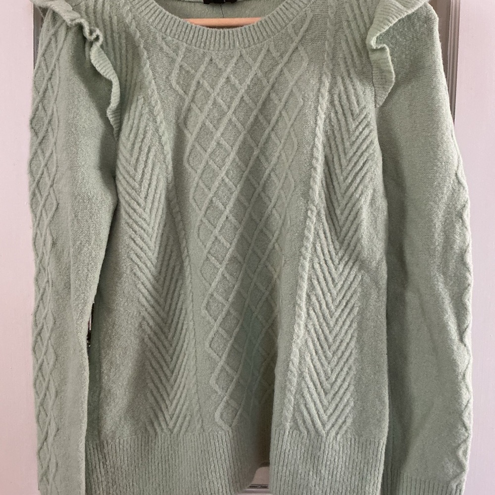 Talbots Mint Green Textured Sweater NWT